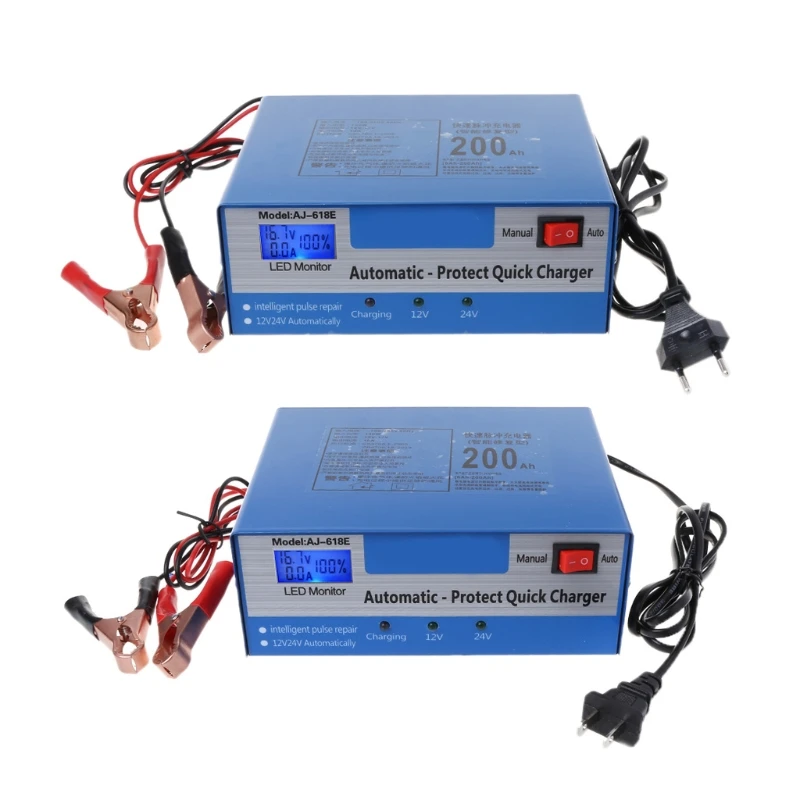1 Pc DC 12V/24V Automatic Quick Battery Charger Intelligent Pulse Repair Auto Car Truck Storage EU/US Plug High Quality
1 Pc DC 12V/24V Automatic Quick Battery Charger Intelligent Pulse Repair Auto Car Truck Storage EU/US Plug High Quality