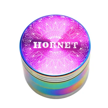 HORNET Rainbow 63MM 4 Layer Herb Grinder Aluminum Spice Crusher Tobacco Grinder Sharp Diamond Teeth Crusher Miller
HORNET Rainbow 63MM 4 Layer Herb Grinder Aluminum Spice Crusher Tobacco Grinder Sharp Diamond Teeth Crusher Miller