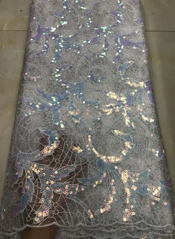 2020 Latest African Lace High Quality African French net Tulle Lace Fabric with Sequins embroidery For African Wedding FSH078
2020 Latest African Lace High Quality African French net Tulle Lace Fabric with Sequins embroidery For African Wedding FSH078