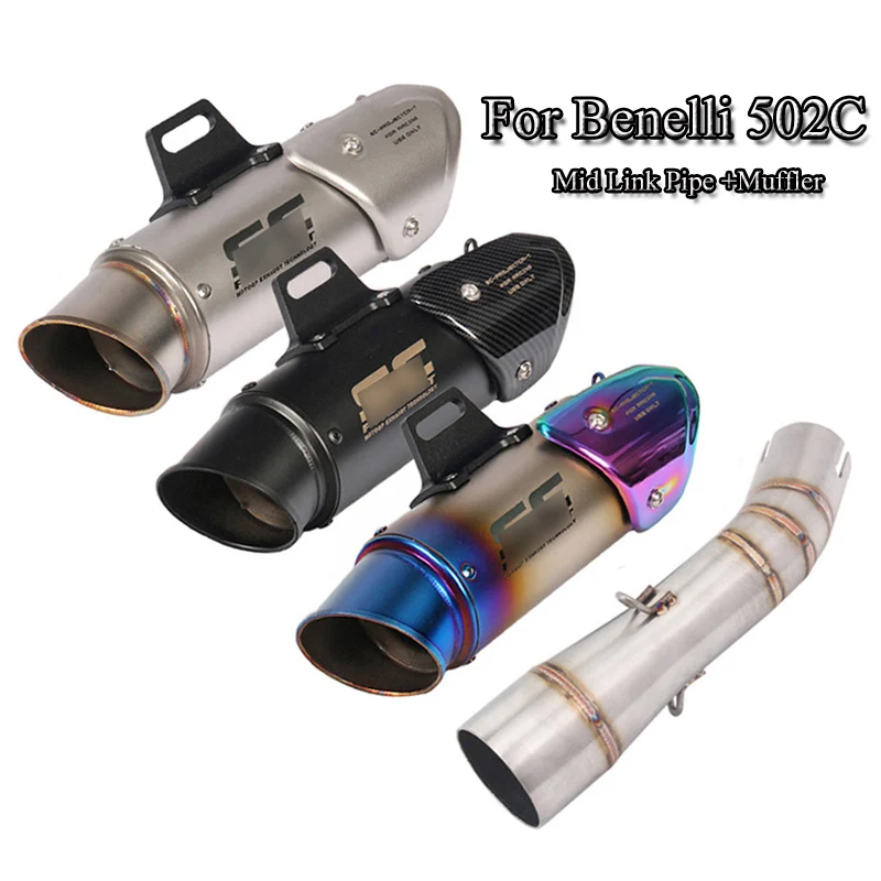 For Benelli 502C Exhaust Full System Pipe Motorcycle Exhaust Muffle r End Pipe With Middle Mid Connect Link Pipe Slip On Escape
For Benelli 502C Exhaust Full System Pipe Motorcycle Exhaust Muffle r End Pipe With Middle Mid Connect Link Pipe Slip On Escape