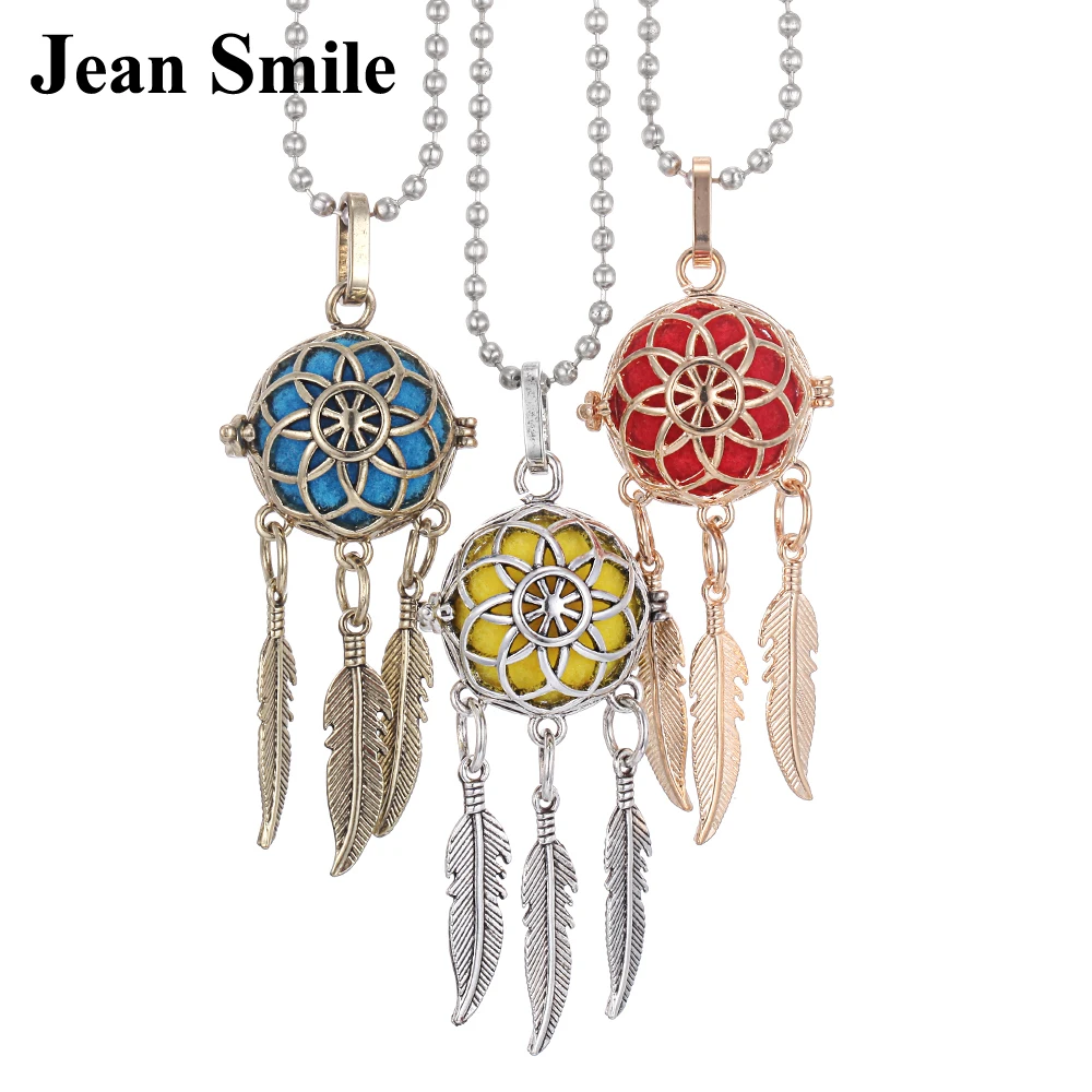 2019 New Aroma Diffuser Necklace Trendy Dreamcatcher Feather Pendant Necklace Vintage Locket Essential Oil Aromatherapy Necklace
2019 New Aroma Diffuser Necklace Trendy Dreamcatcher Feather Pendant Necklace Vintage Locket Essential Oil Aromatherapy Necklace