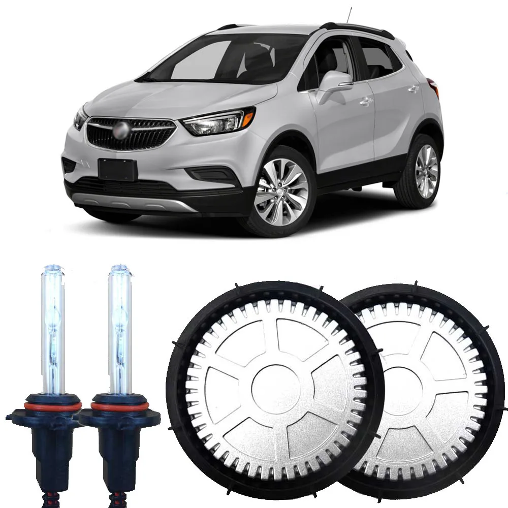 Generation 55W All In One Hi/Lo Beam Error Free H7 Lamp Bulbs Alloy Ballasts Cover HID HeadLights For Buick Encore | Автомобили и