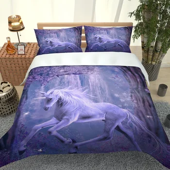 2020 Hot Style Bedding Set 3d Digital Unicorn Pattern 2/3pcs Duvet Cover Set Single Twin Double Full Queen King Bedding
2020 Hot Style Bedding Set 3d Digital Unicorn Pattern 2/3pcs Duvet Cover Set Single Twin Double Full Queen King Bedding