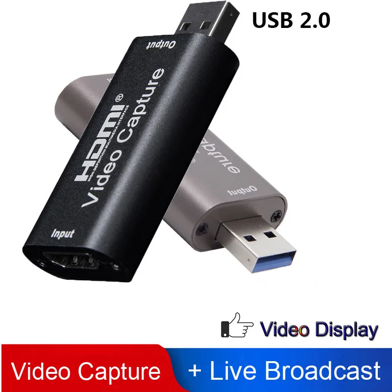4K Video Capture Card USB 2.0 HDMI Video Grabber Record Box for Game DVD Camcorder Camera Recording Live Streaming Broadcast
4K Video Capture Card USB 2.0 HDMI Video Grabber Record Box for Game DVD Camcorder Camera Recording Live Streaming Broadcast