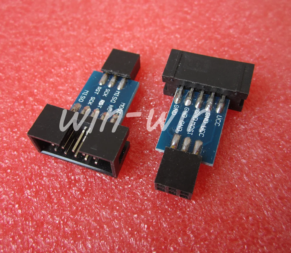 10 pieces of 10 to 6 pin adapter black electronic accessory development board for Wi-Fi ATMEL AVRISP USBASP STK500
10 pieces of 10 to 6 pin adapter black electronic accessory development board for Wi-Fi ATMEL AVRISP USBASP STK500