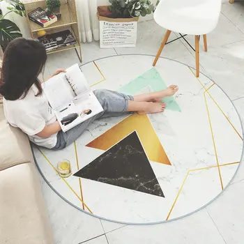 Round Carpet Marble Grain Rug Floormat Living Room Sofa Tea Table Pad Household Bedroom Non-slip Bedside Carpets For Baby Child
Round Carpet Marble Grain Rug Floormat Living Room Sofa Tea Table Pad Household Bedroom Non-slip Bedside Carpets For Baby Child
