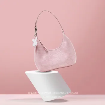 2020 New Dragonfly Pendant Curved Crescent Underarm Bag Women Simple Mini Alligator Handbag Hand Bag Retro French Stick Bag F2GP
2020 New Dragonfly Pendant Curved Crescent Underarm Bag Women Simple Mini Alligator Handbag Hand Bag Retro French Stick Bag F2GP
