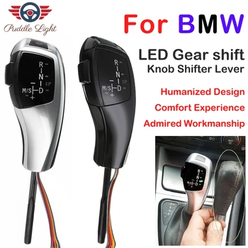 Car Automatic LED Gear Shift Knob Head for BMW E83 E39 E53 E87 E46 E84 E38 E60 E61 E63 E64 E81 E84 E85 E86 E88 E90 E91 E92 E93