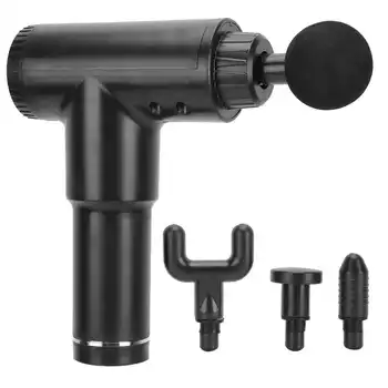 Double-Head Electric Fascia Massage Gun Body Muscle Relaxation Fitness Equipment Massager Health Care 110-240V Black
Double-Head Electric Fascia Massage Gun Body Muscle Relaxation Fitness Equipment Massager Health Care 110-240V Black