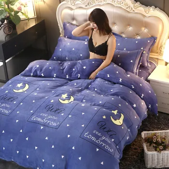 Top Grade Winter Warm Flannel Quilt Cover Thicken Double Side Fleece Duvet Cover 220x240cm Single Double Queen King Size
Top Grade Winter Warm Flannel Quilt Cover Thicken Double Side Fleece Duvet Cover 220x240cm Single Double Queen King Size