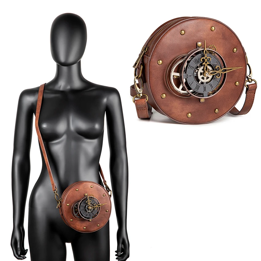Steampunk Vintage Bag Halloween Medieval Cosplay Anime Women Clock Purse Shoulder Lady Gothic Wallet Bag Leather Pouch Accessory
Steampunk Vintage Bag Halloween Medieval Cosplay Anime Women Clock Purse Shoulder Lady Gothic Wallet Bag Leather Pouch Accessory