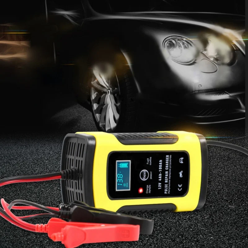 Full Automatic Car Battery Charger 110V to 220V To 12V 6A Intelligent Fast Power Charging Wet Dry Lead Acid Digital LCD Display
Full Automatic Car Battery Charger 110V to 220V To 12V 6A Intelligent Fast Power Charging Wet Dry Lead Acid Digital LCD Display