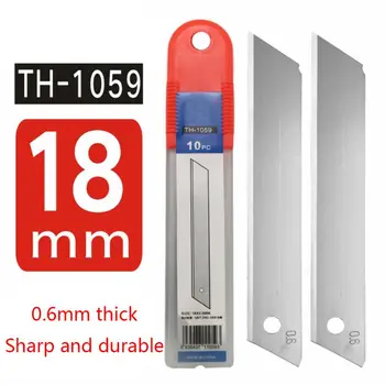 10 Pcs Utility Knife Refill Blade Carbon Steel Replaceable Cutting Blades Replacement No Creases
10 Pcs Utility Knife Refill Blade Carbon Steel Replaceable Cutting Blades Replacement No Creases