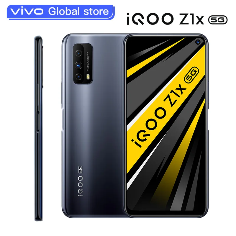 Оригинальный vivo iQOO Z1x 8 Гб 128 ГБ 5G мобильный телефон Snapdragon 76 Celular 5000 мАч 33 Вт 48.0MP 3