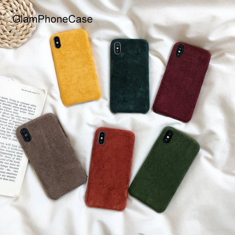 GlamPhoneCase Simple Solid Color Flannel Phone Case For iPhone X XS Max XR Soft Silicone Cover For iPhone 7 8 6 6s Plus Case
GlamPhoneCase Simple Solid Color Flannel Phone Case For iPhone X XS Max XR Soft Silicone Cover For iPhone 7 8 6 6s Plus Case