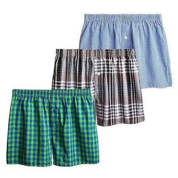 3pcs/lot underpants male plaid boxers male cotton mens underwear boxers Trunks Woven Arrow panties men loose boxer shorts 
3pcs/lot underpants male plaid boxers male cotton mens underwear boxers Trunks Woven Arrow panties men loose boxer shorts
