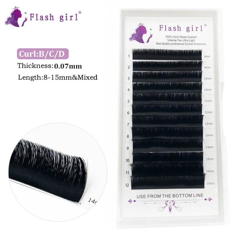 Flash Girl High Quality Eyelash Extension C/D 8-15mm Mix Auto Flowering Eyelash Extensions Individual Silk Eyelashes
Flash Girl High Quality Eyelash Extension C/D 8-15mm Mix Auto Flowering Eyelash Extensions Individual Silk Eyelashes