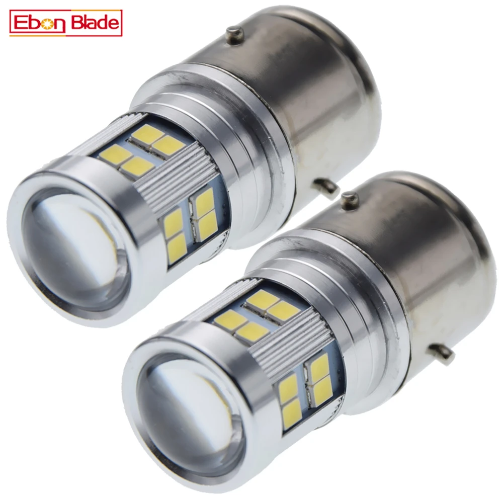 

Pair BA21S 6V 12V 24V Single Beam LED Headlamp Light 2835 24SMD White 6000K For Classic Car Moped Scooter Motorbike Bulb Lamp