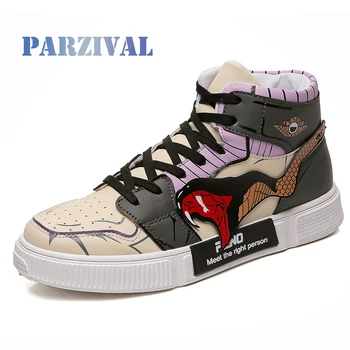 PARZIVAL Anime shoes Naruto Orochimaru cosplay Adult students Men Women Casual Shoes Winter High-top Vulcanized Canvas Shoes
PARZIVAL Anime shoes Naruto Orochimaru cosplay Adult students Men Women Casual Shoes Winter High-top Vulcanized Canvas Shoes