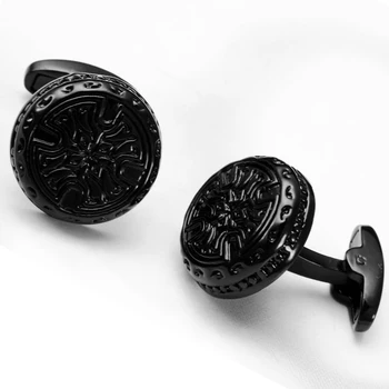 Mans Cross design cufflinks Metal cuff link Anti White, Rose gold, Black round cufflink for men abotoadura jewelry accessories
Mans Cross design cufflinks Metal cuff link Anti White, Rose gold, Black round cufflink for men abotoadura jewelry accessories