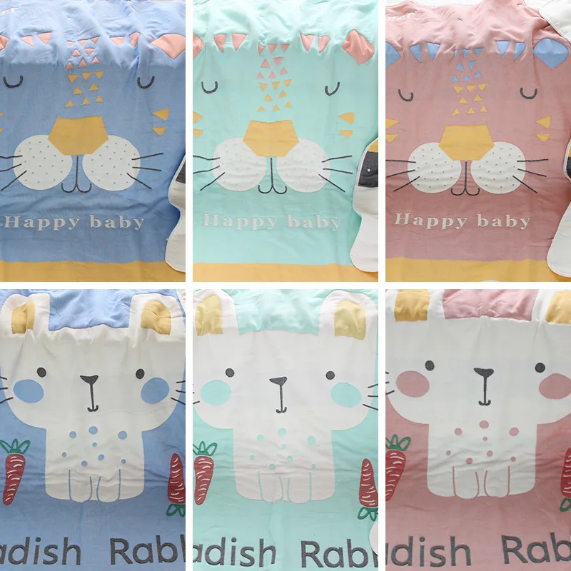 Baby Blankets Newborn Stroller Bedding Wrap Cartoon Lion Rabbit Infantil Boy Girl Receiving Blanket Children Quilts Cotton Kids
Baby Blankets Newborn Stroller Bedding Wrap Cartoon Lion Rabbit Infantil Boy Girl Receiving Blanket Children Quilts Cotton Kids