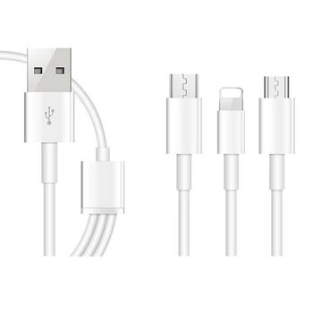 1.2M 3 in 1 Micro USB C Type C Cable for Iphone 11 8 Xr Xiaomi lightning Chargeur 3A Fast Charging Tipo C Mobile Phone Chargers
1.2M 3 in 1 Micro USB C Type C Cable for Iphone 11 8 Xr Xiaomi lightning Chargeur 3A Fast Charging Tipo C Mobile Phone Chargers