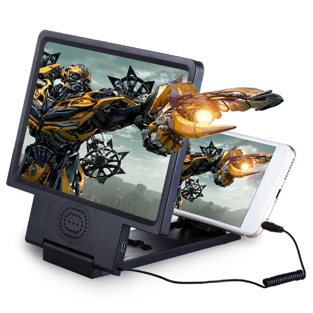 3D Mobile Phone Screen Magnifier For All Smart Phone Eye Protection Display Video Screen Amplifier Stand Folding Desktop Bracket
3D Mobile Phone Screen Magnifier For All Smart Phone Eye Protection Display Video Screen Amplifier Stand Folding Desktop Bracket