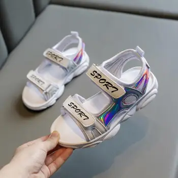 New Summer Style Soft bottom sandals Girl Non-slip Kids Beach Sandal Baby Breathable Sequins shoes Kids
New Summer Style Soft bottom sandals Girl Non-slip Kids Beach Sandal Baby Breathable Sequins shoes Kids
