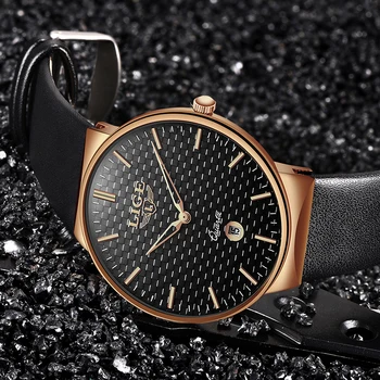 LIGE 2020 NEW Quartz Watch Top Brand Watch Men's Calendar Sports Ultra-thin Wrist Watches Men Leather Watch Relogio Masculino
LIGE 2020 NEW Quartz Watch Top Brand Watch Men's Calendar Sports Ultra-thin Wrist Watches Men Leather Watch Relogio Masculino