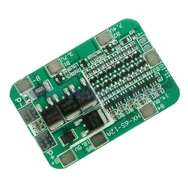 6S 15A 24V PCB плата защиты BMS для 6 упаковок 18650 литий-ионных литиевых батарей модуля DIY