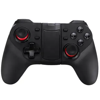 Wireless Bluetooth Gamepad Game Controller with Bracket for PUBG Mobile Game for IOS Andriod
Wireless Bluetooth Gamepad Game Controller with Bracket for PUBG Mobile Game for IOS Andriod