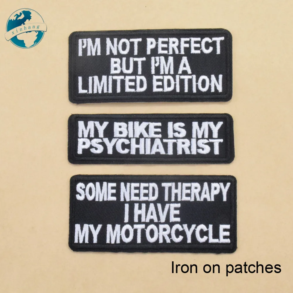 3 pattern Iron On Patches Ironing insignia diy appliques set embroidery badge clothing cloth sticker diy sewing Accessories#3848
3 pattern Iron On Patches Ironing insignia diy appliques set embroidery badge clothing cloth sticker diy sewing Accessories#3848