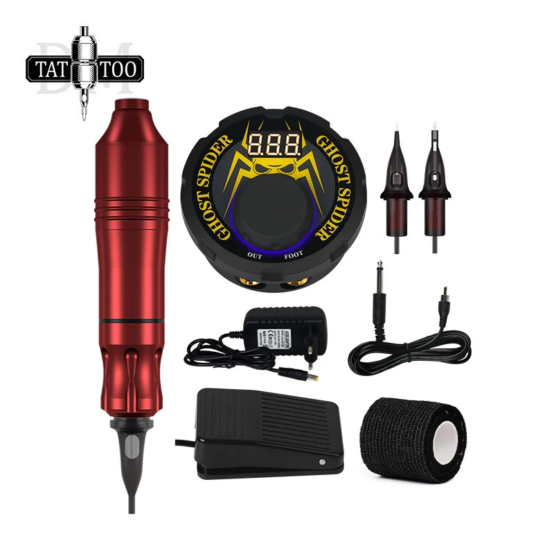 Rotary Pen Tattoo Kit LCD Power Supply Permanent Makeup Cartridge Tattoo Machine Set for Starter Tattoo Artists
Rotary Pen Tattoo Kit LCD Power Supply Permanent Makeup Cartridge Tattoo Machine Set for Starter Tattoo Artists
