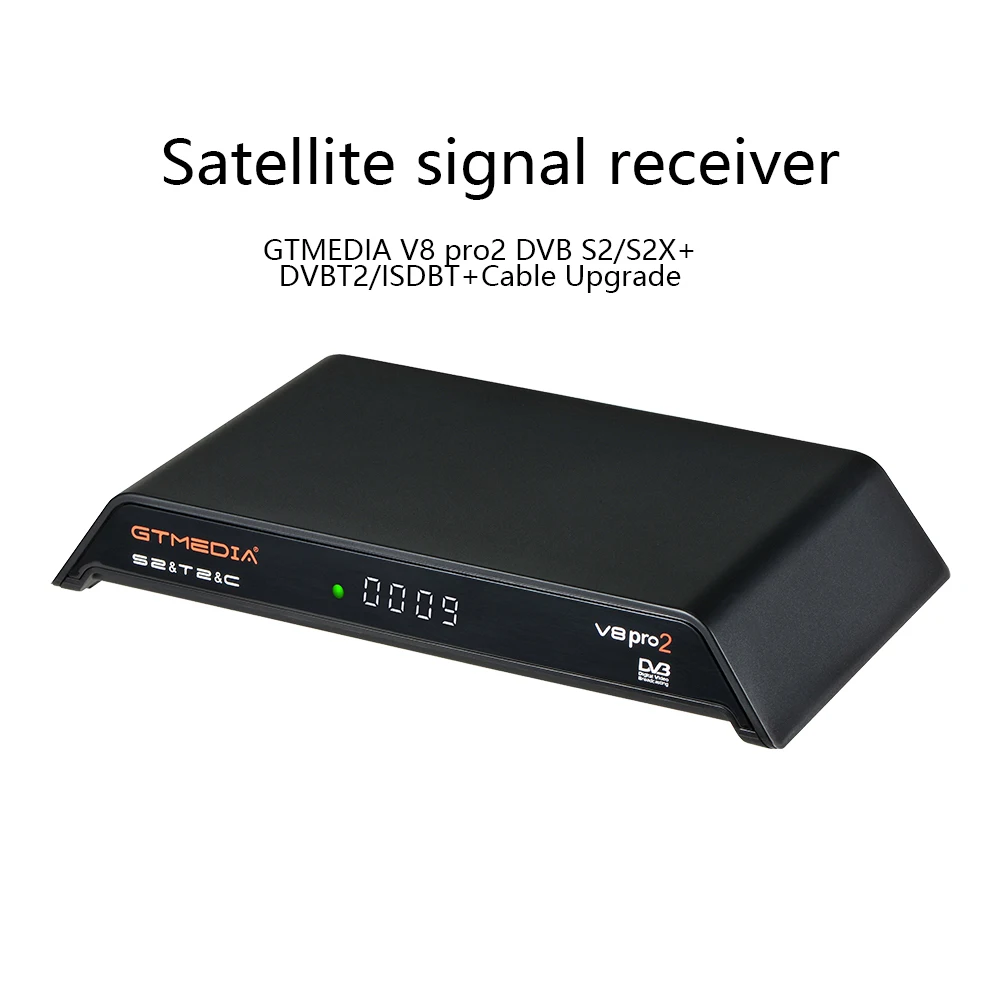 GTMedia V8 Pro2 TV Satellite Signal Receiver DVB S2/S2X DVBT2/ISDBT Cable Upgrade Version Satellite Television Set Top Receiver
GTMedia V8 Pro2 TV Satellite Signal Receiver DVB S2/S2X DVBT2/ISDBT Cable Upgrade Version Satellite Television Set Top Receiver