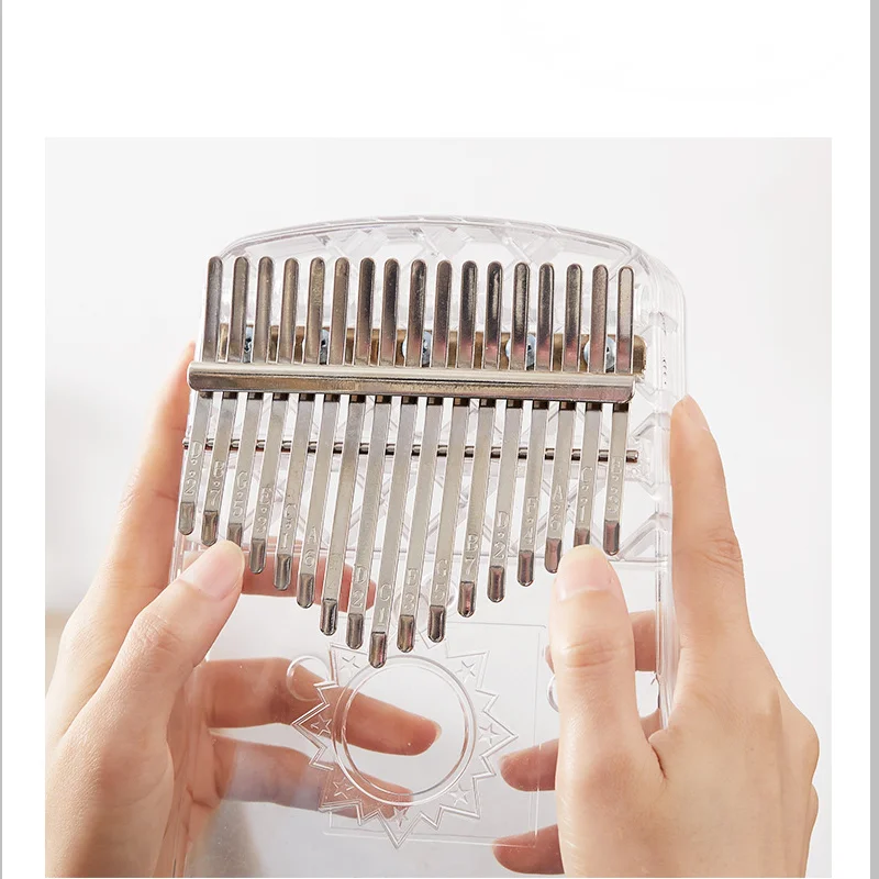 Thumb Piano 17-Key Kalimba Portable Crystal Transparent ABS for Beginner Music with learning Musical Instrument Performance
Thumb Piano 17-Key Kalimba Portable Crystal Transparent ABS for Beginner Music with learning Musical Instrument Performance