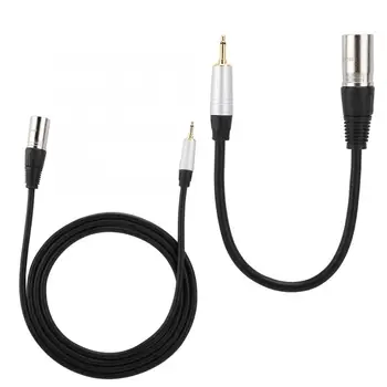 Gold Plated 3.5mm Mono Male to 3PIN XLR Male PVC Exterior Zinc Alloy Shell Adapter Cable
Gold Plated 3.5mm Mono Male to 3PIN XLR Male PVC Exterior Zinc Alloy Shell Adapter Cable