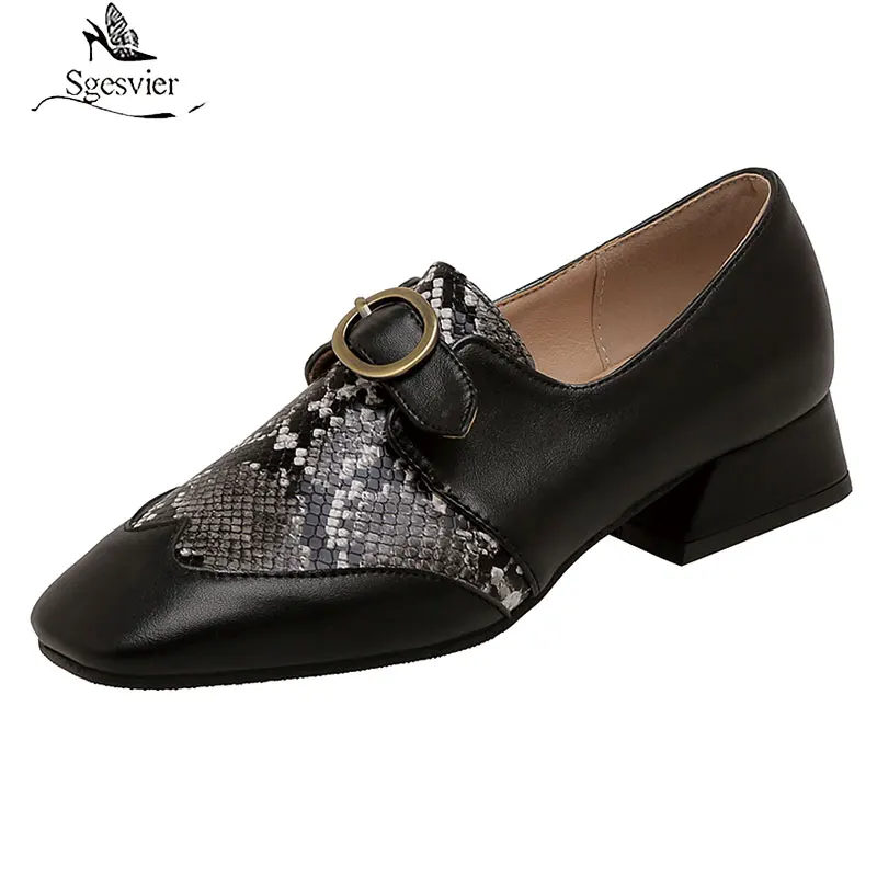 Sgesvier 2021 Pumps Women Shoes Snake Pu Metal Decoration Slip On Spring Summer Single Shoes Thick Heel Casual Shoes Woman
Sgesvier 2021 Pumps Women Shoes Snake Pu Metal Decoration Slip On Spring Summer Single Shoes Thick Heel Casual Shoes Woman