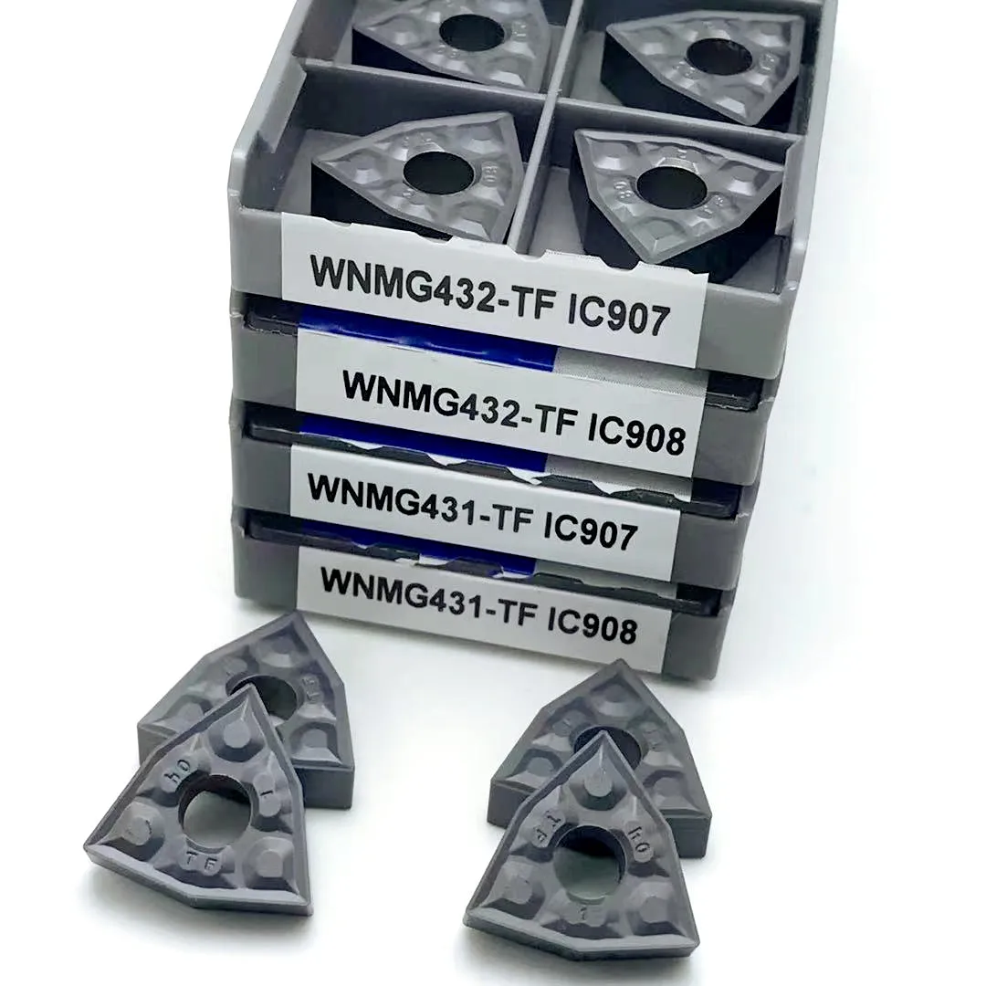 WNMG080404 WNMG080408 TF IC907 IC908 External turning tool Carbide insert WNMG 080404 Turning tool Lathe tool Turning insert
WNMG080404 WNMG080408 TF IC907 IC908 External turning tool Carbide insert WNMG 080404 Turning tool Lathe tool Turning insert