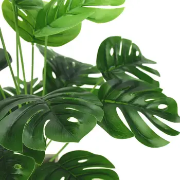 49cm 18 Heads Artificial Green Monstera Leaves Home Bedroom Fake Garden Living Decoration Plants Room P2J9
49cm 18 Heads Artificial Green Monstera Leaves Home Bedroom Fake Garden Living Decoration Plants Room P2J9