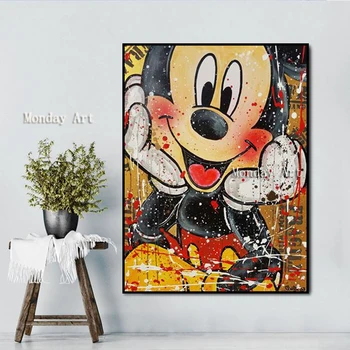 Big size 100% Handmade Mouse oil painting Canvas Painting home Decor Oil Painting on Canvas for kid's room office decoration
Big size 100% Handmade Mouse oil painting Canvas Painting home Decor Oil Painting on Canvas for kid's room office decoration