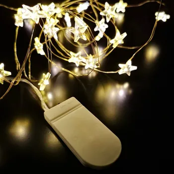 3M 30LED Star copper Wire String Lights Button Battery For New Year Christmas Wedding Home Indoor Outdoor Decoration Fairy Light
3M 30LED Star copper Wire String Lights Button Battery For New Year Christmas Wedding Home Indoor Outdoor Decoration Fairy Light