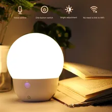 Voice Smart Lamp Bedside Lamp Bedroom Eye Protection Night Lights Bedroom Decor Night Light Air Conditioning Voice Round Lamps 
Voice Smart Lamp Bedside Lamp Bedroom Eye Protection Night Lights Bedroom Decor Night Light Air Conditioning Voice Round Lamps
