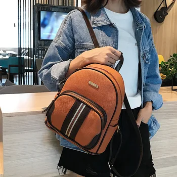 Ladies Backpack New Korean Fashion Trend College Style Backpack Pu Leather Ladies Bag Student Backpack
Ladies Backpack New Korean Fashion Trend College Style Backpack Pu Leather Ladies Bag Student Backpack