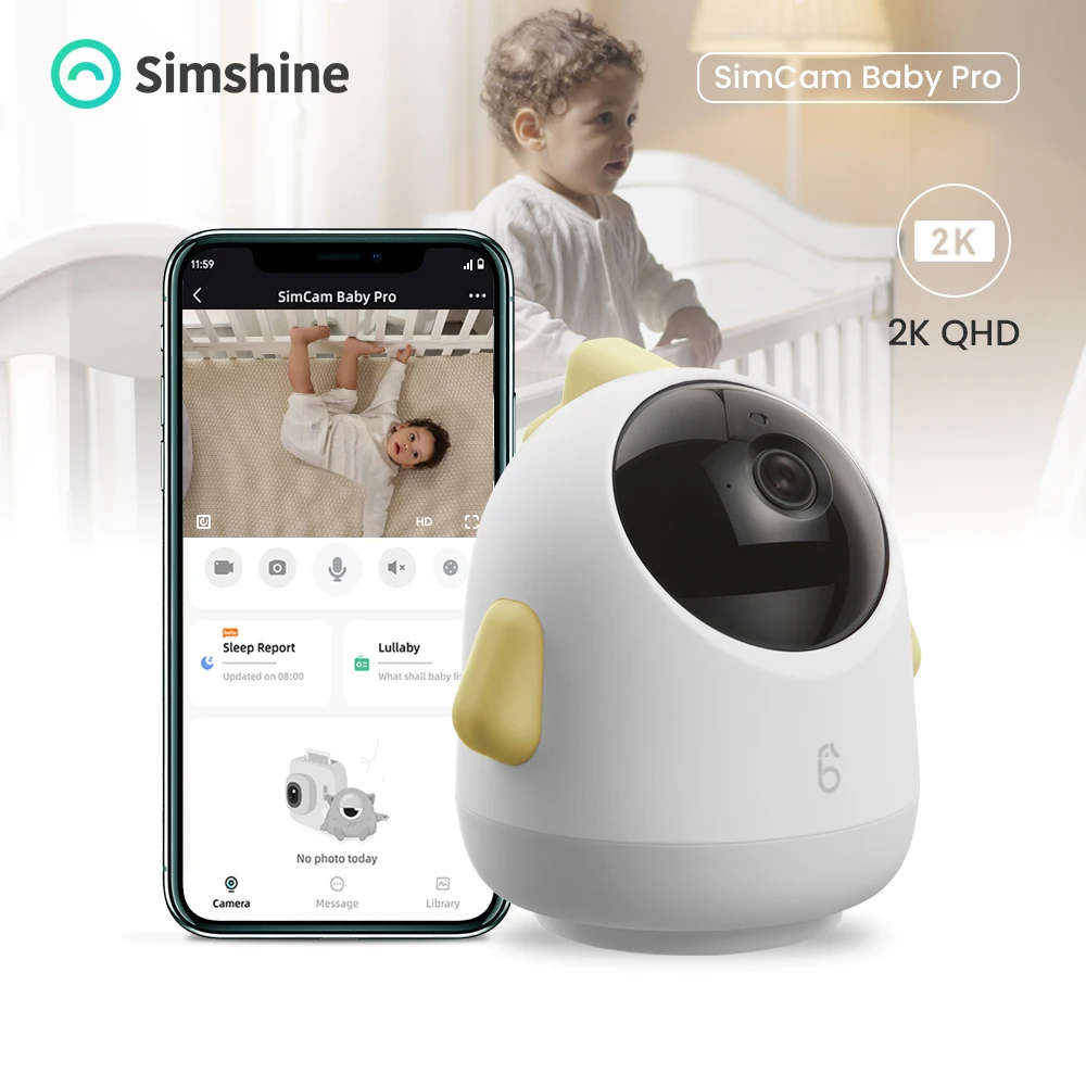 Simshine Video Color Baby Monitor Smart Home 5G Wireless Wifi Surveillance Security Camera Baby Cry soothe Monitor Gift For Baby
Simshine Video Color Baby Monitor Smart Home 5G Wireless Wifi Surveillance Security Camera Baby Cry soothe Monitor Gift For Baby