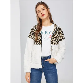 2019 Fashion Coats Women Casual Long Sleeve Jackets Leopard Coats Autumn Winter Femme Ladies Jacket Coats Hooded Clothes
2019 Fashion Coats Women Casual Long Sleeve Jackets Leopard Coats Autumn Winter Femme Ladies Jacket Coats Hooded Clothes