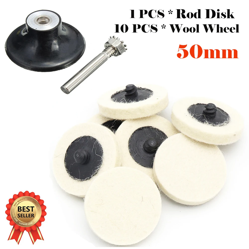 10Pcs 2" Fine Wool Pads Waxing Buffing Polishing Pads Wheel with Mop Kit Rod Disk for Glass Car Paint Care Fine Polishing
10Pcs 2" Fine Wool Pads Waxing Buffing Polishing Pads Wheel with Mop Kit Rod Disk for Glass Car Paint Care Fine Polishing