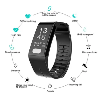 2019 TLWT6 ECG Wristband Solid Color Health Monitoring Call Reminder Intelligent Sports Wristband
2019 TLWT6 ECG Wristband Solid Color Health Monitoring Call Reminder Intelligent Sports Wristband