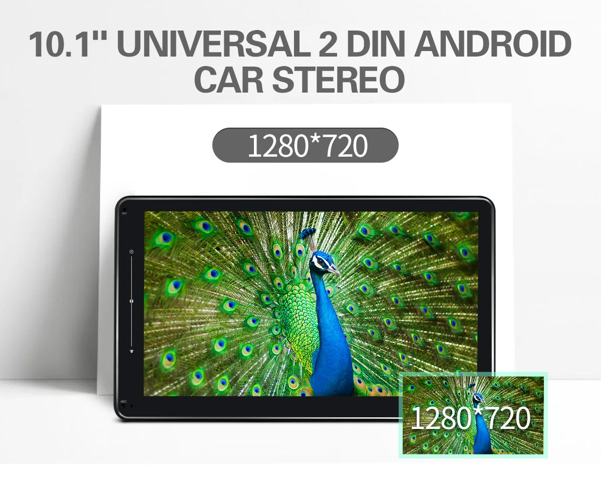 Cheap Universal 10.1 Inch Car Audio Radio Double 2 Din Head Unit GPS with1280*720 IPS Screen 32G ROM Autoradio with WIFI FM DSP No DVD 0
