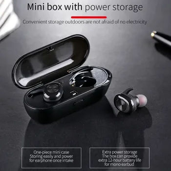 Stylish And Refined TWS Wireless Mini Bluetooth Earphone Stereo Earbud Sport Business Headphone with Mic Charging Box for Phone
Stylish And Refined TWS Wireless Mini Bluetooth Earphone Stereo Earbud Sport Business Headphone with Mic Charging Box for Phone