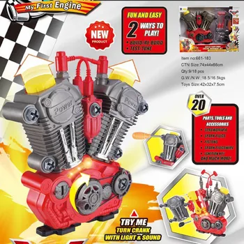 DIY Assembly Simulation Motorcycle Engine Educational Toy with Light Sound Model Building Kits Age 6+ Kids New Year Gift
DIY Assembly Simulation Motorcycle Engine Educational Toy with Light Sound Model Building Kits Age 6+ Kids New Year Gift
